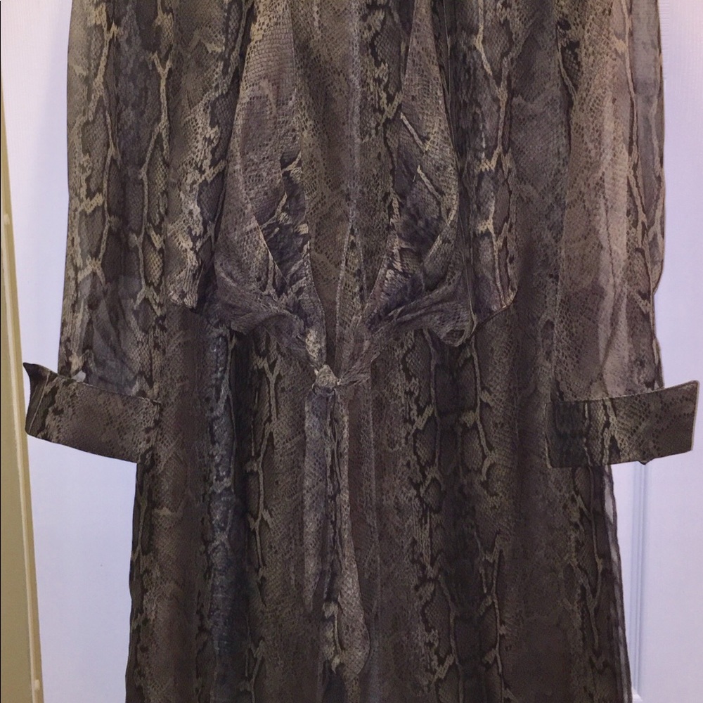 “Night Lights” sheer snakeskin pantsuit (Size 4)